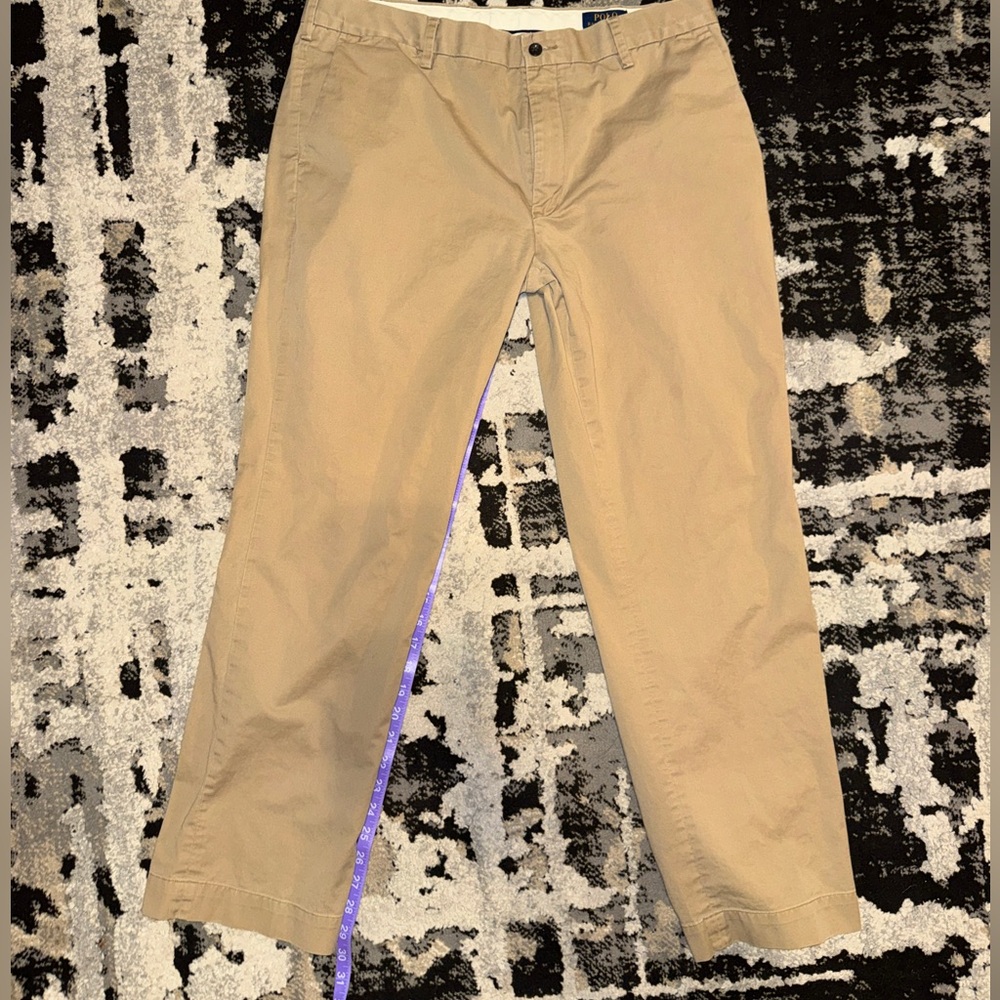 Men's Khaki Polo by Ralph Lauren Pants